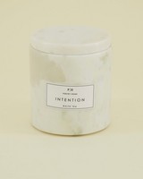 White Marble Votive White Tea Candle -  white