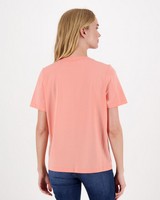 Michaela Plain T-Shirt -  orange