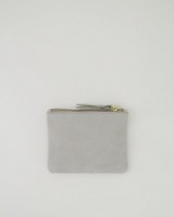 Moira Embossed Pouch -  grey