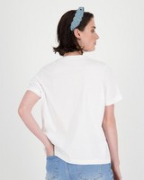 Michaela Plain T-Shirt -  white