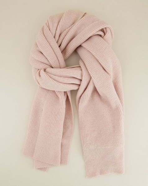 Sonia Ribbed Scarf -  lightpink