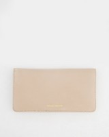 Aya Clean Clip Purse -  taupe