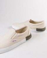 Superga Rubber Patch Slip-On Sneakers -  cream