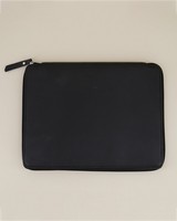 Koji Leather Tech Bag -  black