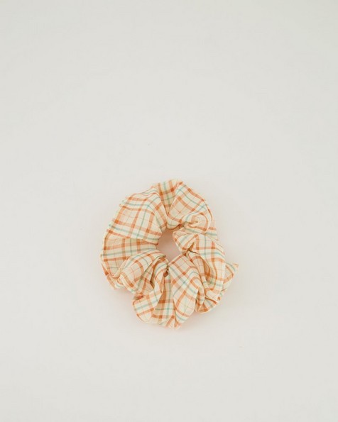 Ladies Ginger Check Scrunchie -  assorted