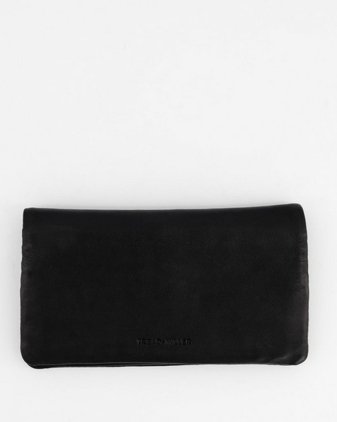 Ladies Clara Leather Wallet -  black