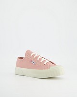 Ladies Superga Chunky Striped Classic Sneaker -  pink