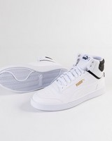 Men's Puma Shuffle Mid Sneaker -  white