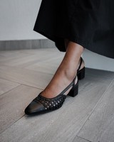 Ladies Seraphina Sling Back Heel -  black