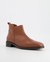 Lili Leather Ankle Boot -  tan