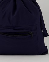 Jasper Nylon Drawstring Backpack -  blue