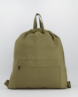 Jasper Nylon Drawstring Backpack -  olive