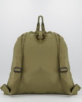 Jasper Nylon Drawstring Backpack -  olive
