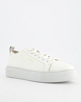 Ladies Tatianna Platform Sneaker -  white