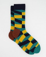 Happy Socks' Men's Jumbo Filled Optic Socks -  assorted