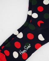 Happy Socks - Big Dot Sock -  red