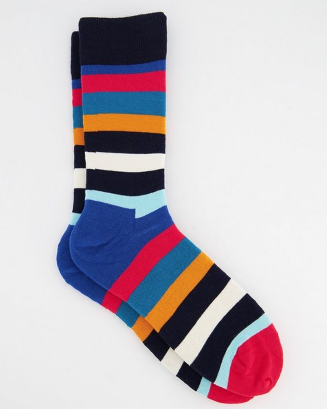Happy Socks' Men’s Stripe Socks -  navy