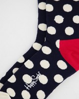 Happy Socks' Dark Blue Big Dot Socks -  navy
