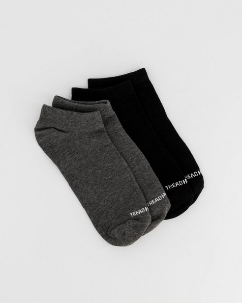 Men's Sneaker Sock Pack -  charcoal