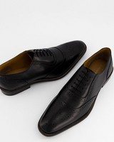 Men’s Elite Brogue Lace-Up Shoe -  black