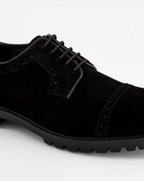 Men's Idris Derby Cleated Lace-Up Shoe -  black