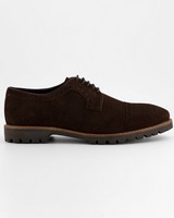 Men's Idris Derby Cleated Lace-Up Shoe -  brown