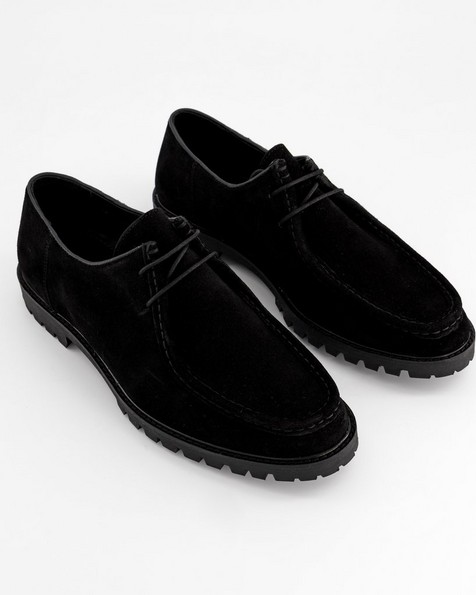 Men’s Alan Apron Cleat Lace-Up Shoe -  black