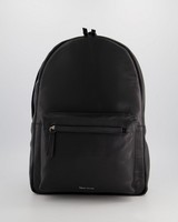 Men's Wilson Leather Backpack -  black