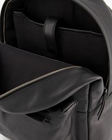 Men's Wilson Leather Backpack -  black