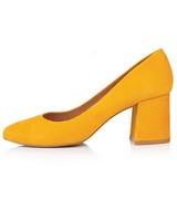 GIANNA Ladies Block Heel -  yellow