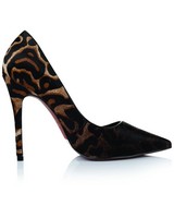 GIANNA High Court Leopard # 151209 Heel (Ladies) -  brown-black