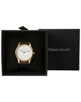 Tread & Miller Marcus Watch -  gold-brown