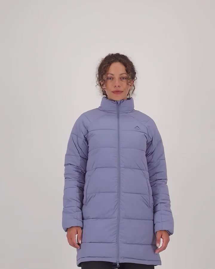 コート K WAY Women Coats K5127LW K89 Blue Jackets Woman LILY STRETCH DOT Short BLUE DEPTH