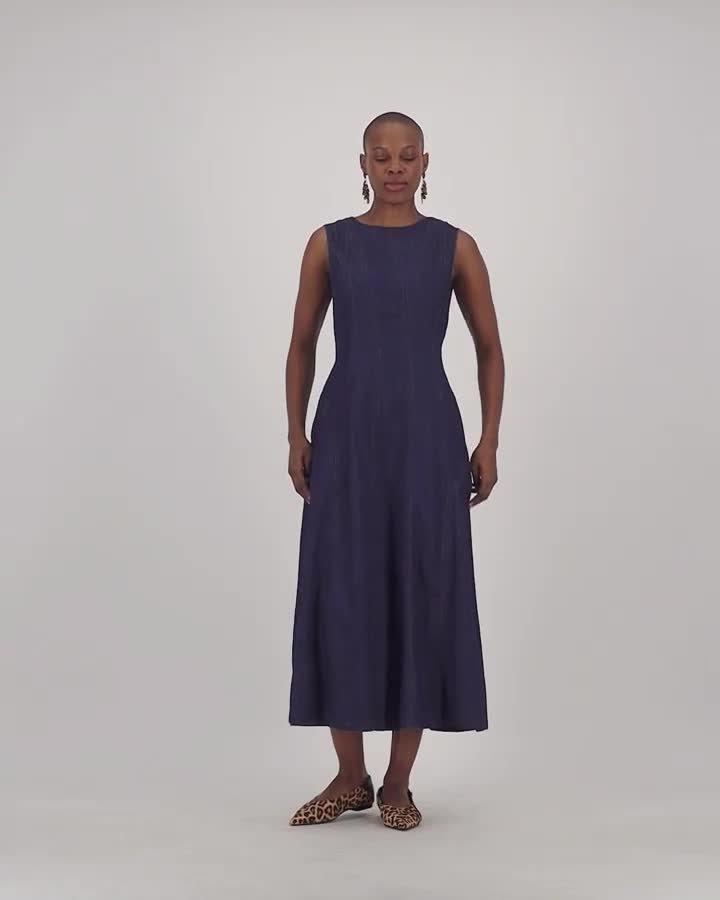 poetry denim dress Amoux Denim Dress