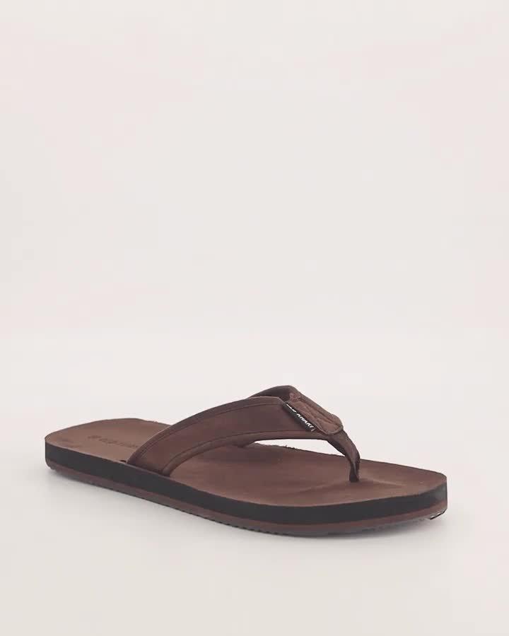 Kai-Kai Key West Florida Mens Brown Comfort Flip Flops Thong Sandals Size 11 Men main image 4