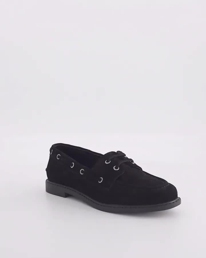 Women's Daphne Leather Boat Shoe | Old Khaki