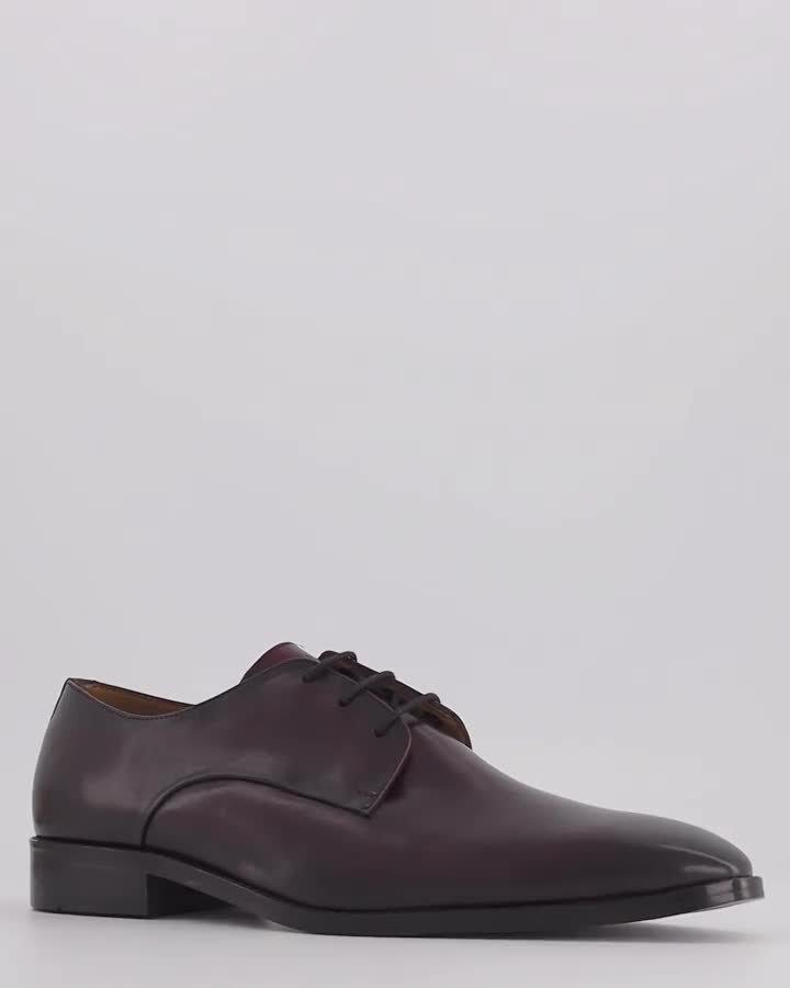 Men's Eton Derby Lace-Up Shoe -  brown